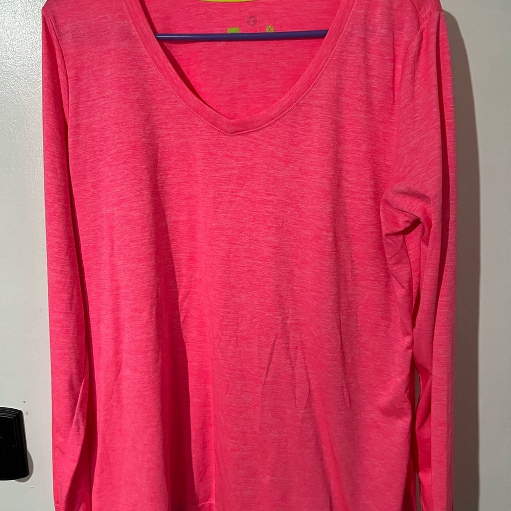 Xhilaration Pink Long Sleeve Tee
